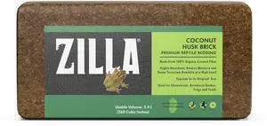 Zilla Coconut Husk Organic Reptile Bedding - Coconut Fiber, One Size, Brown Zilla Coconut Husk Organic Reptile Bedding - Coconut Fiber, One Size, Brown