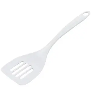 Chef Craft Basic Melamine Slotted Turner/Spatula, 11.25-Inch, White Chef Craft Basic Melamine Slotted Turner/Spatula, 11.25-Inch, White