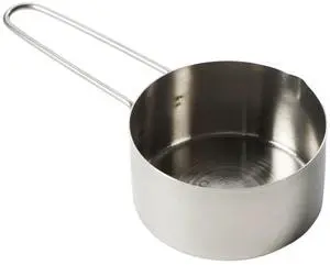 American Metalcraft MCW75 3/4 Cup Stainless Steel Measuring Cup, Silver, 1 Count American Metalcraft MCW75 3/4 Cup Stainless Steel Measuring Cup, Silver, 1 Count