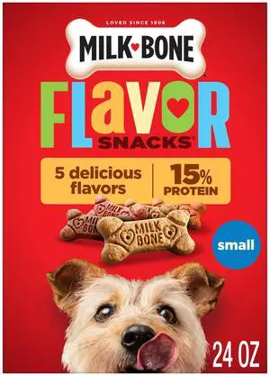 Milk-Bone Flavor Snacks, Small Dog Treats, 24 Oz Milk-Bone Flavor Snacks, Small Dog Treats, 24 Oz