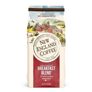 New England Coffee Breakfast Blend Ground Coffee 12oz (Pack of 1) New England Coffee Breakfast Blend Ground Coffee 12oz (Pack of 1)