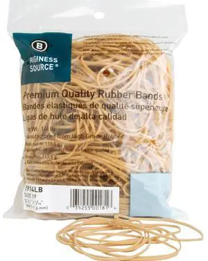 Business Source 1914LB Rubber Band, Natural Business Source 1914LB Rubber Band, Natural