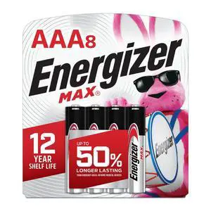 Energizer MAX AAA Alkaline Batteries (8 Pack) Energizer MAX AAA Alkaline Batteries (8 Pack)
