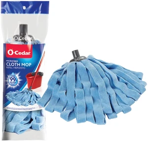 O-Cedar Microfiber Cloth Mop Refill, Blue O-Cedar Microfiber Cloth Mop Refill, Blue