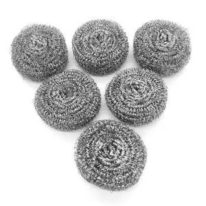 KTOJOY 6 Pack Stainless Steel Wool Scrubber Scouring Pads KTOJOY 6 Pack Stainless Steel Wool Scrubber Scouring Pads
