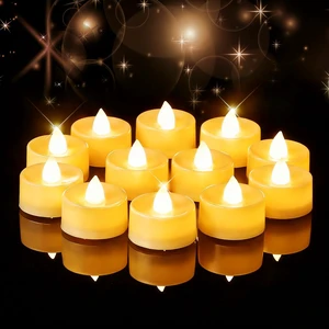 Amagic 12-Pack Battery Operated Tea Lights Candles Amagic 12-Pack Battery Operated Tea Lights Candles