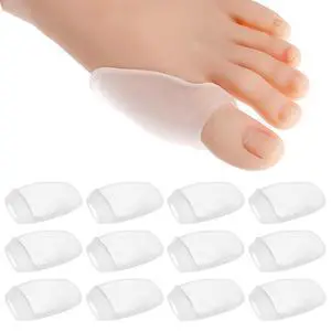 Dimeho Bunion Cushion Protector Pads with Separator Guards, 12 Pcs, Clear Shields Relief for Big Toe Calluses Corns Dimeho Bunion Cushion Protector Pads with Separator Guards, 12 Pcs, Clear Shields Relief for Big Toe Calluses Corns