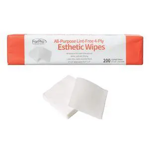 ForPro All-Purpose Lint-Free 4-Ply Esthetic Wipes, 200 Count, 2"x2" ForPro All-Purpose Lint-Free 4-Ply Esthetic Wipes, 200 Count, 2"x2"