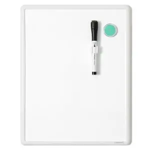 U Brands Contempo Small Magnetic Dry Erase Board, 11" x 14", White Modern Frame, Includes Marker & Magnet U Brands Contempo Small Magnetic Dry Erase Board, 11" x 14", White Modern Frame, Includes Marker & Magnet