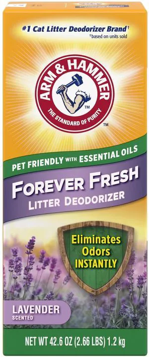 Arm & Hammer Forever Fresh Cat Litter Deodorizer, 42.6oz, Pet-Friendly Lavender Scent Arm & Hammer Forever Fresh Cat Litter Deodorizer, 42.6oz, Pet-Friendly Lavender Scent