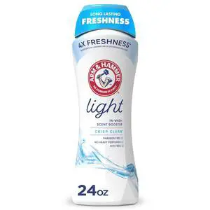 ARM & HAMMER Light In-Wash Scent Booster, Crisp Clean, 24Oz ARM & HAMMER Light In-Wash Scent Booster, Crisp Clean, 24Oz