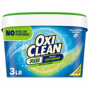 OxiClean Free Stain Remover Powder, Versatile Home and Laundry Use, No Dyes or Perfumes, 3 lb OxiClean Free Stain Remover Powder, Versatile Home and Laundry Use, No Dyes or Perfumes, 3 lb