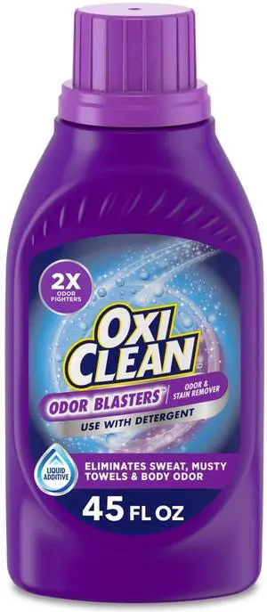 OxiClean Odor Blasters Odor and Stain Remover Liquid Laundry Additive, 45 fl oz OxiClean Odor Blasters Odor and Stain Remover Liquid Laundry Additive, 45 fl oz