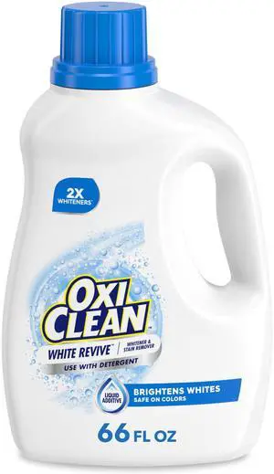 OxiClean White Revive Laundry Whitener and Stain Remover Liquid, 66 fl oz OxiClean White Revive Laundry Whitener and Stain Remover Liquid, 66 fl oz