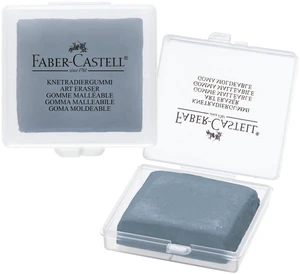 Faber-Castell Kneadable Eraser 1 Pack, Grey, Absorbent, with Storage Case Faber-Castell Kneadable Eraser 1 Pack, Grey, Absorbent, with Storage Case