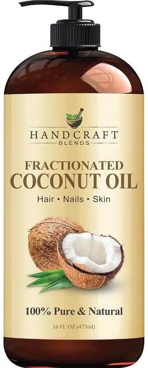 Handcraft Blends Fractionated Coconut Oil - 16 Fl Oz Handcraft Blends Fractionated Coconut Oil - 16 Fl Oz