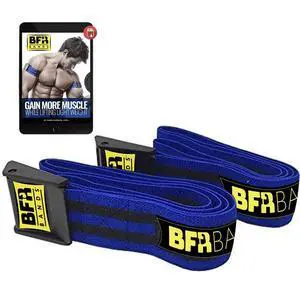 BFR Bands Pro Blood Flow Restriction Bands for Arms, Legs and Glutes, Occlusion Training, Quick-Release Strong Elastic Strap for Men and Women BFR Bands Pro Blood Flow Restriction Bands for Arms, Legs and Glutes, Occlusion Training, Quick-Release Strong Elastic Strap for Men and Women