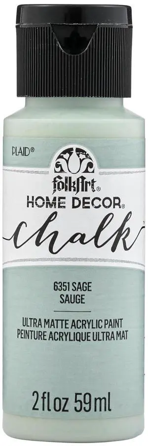FolkArt Assorted Home Dcor Acrylic Chalk Paint, Ultra Matte Finish, 2 fl oz FolkArt Assorted Home Dcor Acrylic Chalk Paint, Ultra Matte Finish, 2 fl oz