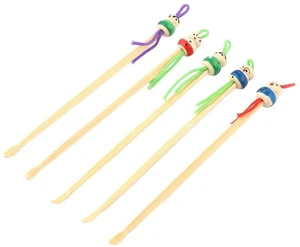 Handmade Bamboo Ear Wax Removers Ear Picks, Pack of 5 Handmade Bamboo Ear Wax Removers Ear Picks, Pack of 5