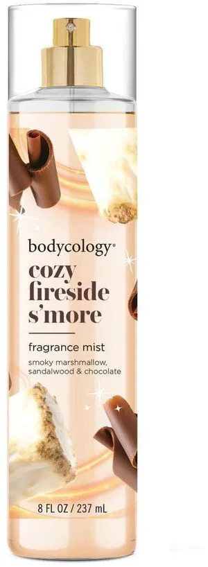 Bodycology Cozy Fireside S'more Fragrance Body Mist, 8 fl oz Bodycology Cozy Fireside S'more Fragrance Body Mist, 8 fl oz