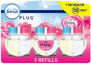 Febreze Plug In Air Freshener Scented Oil Refill, Downy April Fresh, 3 Count Febreze Plug In Air Freshener Scented Oil Refill, Downy April Fresh, 3 Count