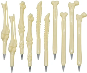 Maydahui 10 PCS Bone Shape Halloween Ballpoint Pens 0.7mm Black Ink Maydahui 10 PCS Bone Shape Halloween Ballpoint Pens 0.7mm Black Ink