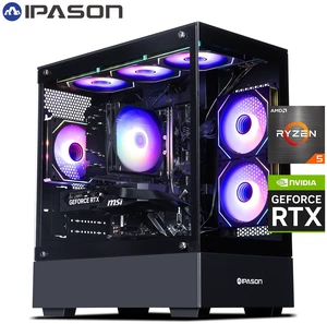 IPASON Ryvex-Gaming Desktop PC , Ryzen5 9600X, Geforce RTX 5060 Ti,16GB DDR5, 1TB NVMe SSD, 550W GLOD PSU, Wi-Fi,ARGB Fans , Windows 11 Home 64-bit ,Prebuilt Gaming Pc New compute IPASON Ryvex-Gaming Desktop PC , Ryzen5 9600X, Geforce RTX 5060 Ti,16GB DDR5, 1TB NVMe SSD, 550W GLOD PSU, Wi-Fi,ARGB Fans , Windows 11 Home 64-bit ,Prebuilt Gaming Pc New compute