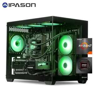 IPASON Ryvex-Gaming Desktop PC , Ryzen7 5700X, AMD Radeon RX9060XT,16GB DDR4, 1TB NVMe SSD, 550W PSU, Wi-Fi,ARGB Fans , Windows 11 Home 64-bit ,Prebuilt Gaming Pc New compute IPASON Ryvex-Gaming Desktop PC , Ryzen7 5700X, AMD Radeon RX9060XT,16GB DDR4, 1TB NVMe SSD, 550W PSU, Wi-Fi,ARGB Fans , Windows 11 Home 64-bit ,Prebuilt Gaming Pc New compute