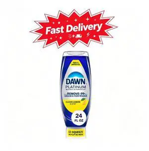 Dawn Platinum EZ Squueze Dish Soap Bleach Alternative Clean Lemon, Convenient squeeze bottle prevents messy over-pouring Dawn Platinum EZ Squueze Dish Soap Bleach Alternative Clean Lemon, Convenient squeeze bottle prevents messy over-pouring