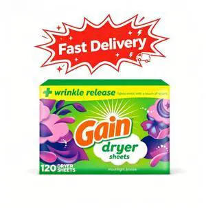 Gain Dryer Sheets, Moonlight Breeze Scent, 120 Count, Leaves laundry with refreshing and long-lasting fragrance Gain Dryer Sheets, Moonlight Breeze Scent, 120 Count, Leaves laundry with refreshing and long-lasting fragrance