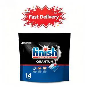 Finish Quantum Dishwasher Pods, No Pre-Rinse Dishwasher Detergent Tabs Soap, Advanced Clean, 14 Count, Convenient single-dose pods for simple, mess-free dosing Finish Quantum Dishwasher Pods, No Pre-Rinse Dishwasher Detergent Tabs Soap, Advanced Clean, 14 Count, Convenient single-dose pods for simple, mess-free dosing