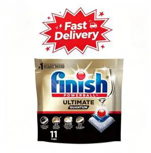 Finish Ultimate Quantum Dishwasher Pods, Dishwasher Detergent Dish Soap, 50% More Cleaning Power, 11 Count, Pre-portioned pods for easy and mess-free use Finish Ultimate Quantum Dishwasher Pods, Dishwasher Detergent Dish Soap, 50% More Cleaning Power, 11 Count, Pre-portioned pods for easy and mess-free use