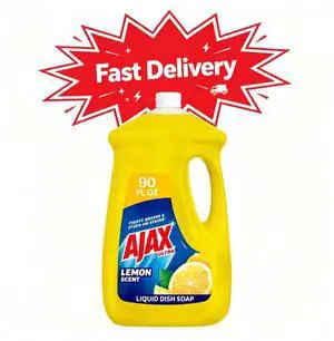 Ajax Ultra Liquid Dish Soap Lemon Scent, Super Degreaser, 90 fl oz Bottle, Powerful degreasing formula quickly cuts heavy cooking grease Ajax Ultra Liquid Dish Soap Lemon Scent, Super Degreaser, 90 fl oz Bottle, Powerful degreasing formula quickly cuts heavy cooking grease