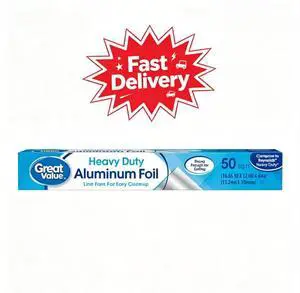Great Value Heavy Duty Aluminum Foil, 50 sq ft Great Value Heavy Duty Aluminum Foil, 50 sq ft