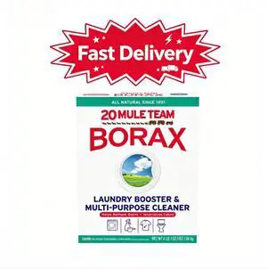 20 Mule Team All Natural Borax Laundry Detergent Booster & Multi-Purpose Household Cleaner, 65 Ounce 20 Mule Team All Natural Borax Laundry Detergent Booster & Multi-Purpose Household Cleaner, 65 Ounce