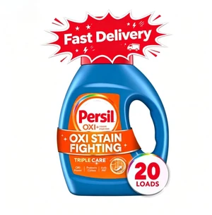 Persil Advanced Clean Oxi+Odor Fighter Liquid Laundry Detergent, 34 fl oz, 20 Loads Persil Advanced Clean Oxi+Odor Fighter Liquid Laundry Detergent, 34 fl oz, 20 Loads