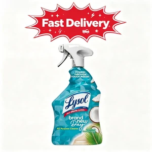 Lysol® All-Purpose Cleaner, Sanitizing and Disinfecting Spray, to Clean and Deodorize, Coconut & Sea Minerals Scent, 32 fl oz Lysol® All-Purpose Cleaner, Sanitizing and Disinfecting Spray, to Clean and Deodorize, Coconut & Sea Minerals Scent, 32 fl oz