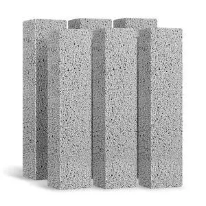 Pumice Stone for Toilet Cleaning, 6 Pack, Hard Water Rings & Stains Pumice Stone for Toilet Cleaning, 6 Pack, Hard Water Rings & Stains