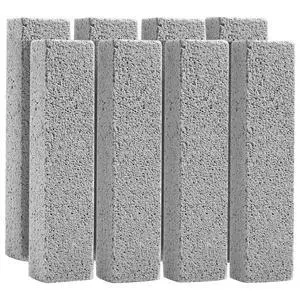8 Pack Pumice Stone Scouring Stick for Toilet Bowl Cleaning, Removes Hard Water Rings, Calcium Buildup and Rust, Suitable for Toilet, Bathroom, Kitchen Sink, Grill (Gray) 8 Pack Pumice Stone Scouring Stick for Toilet Bowl Cleaning, Removes Hard Water Rings, Calcium Buildup and Rust, Suitable for Toilet, Bathroom, Kitchen Sink, Grill (Gray)
