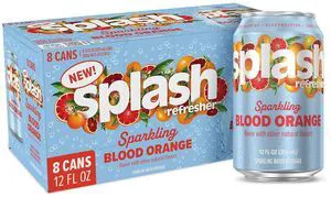 SPLASH REFRESHER Flavored Sparkling Water Cans 12 Fl Oz 8 Pack SPLASH REFRESHER Flavored Sparkling Water Cans 12 Fl Oz 8 Pack