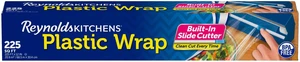 Reynolds Kitchens Clear Plastic Wrap with Built-In Slide Cutter, 225sq ft Reynolds Kitchens Clear Plastic Wrap with Built-In Slide Cutter, 225sq ft