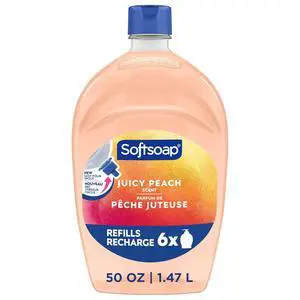 Softsoap Liquid Hand Soap Refill 50fl oz Juicy Peach Scent Softsoap Liquid Hand Soap Refill 50fl oz Juicy Peach Scent