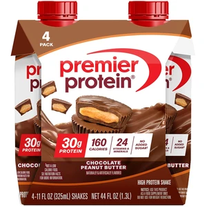 Premier Protein 30g High Protein Shake, Chocolate Peanut Butter, 4 Pack Premier Protein 30g High Protein Shake, Chocolate Peanut Butter, 4 Pack