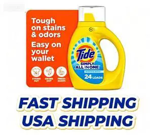 Tide Simply Liquid Laundry Detergent, Refreshing Breeze Scent, 32 fl oz, 24 Loads Tide Simply Liquid Laundry Detergent, Refreshing Breeze Scent, 32 fl oz, 24 Loads