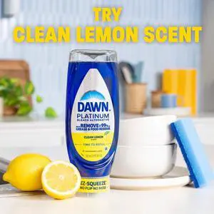 Dawn Platinum EZSqueeze Dish Soap, Bleach Alternative, Clean Lemon Scent Dawn Platinum EZSqueeze Dish Soap, Bleach Alternative, Clean Lemon Scent