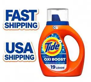 Tide Liquid Laundry Detergent with Ultra Oxi Boost, Advanced Stain Remover, 27 fl oz, 19 Loads, Deep Cleaning Washing Soap for Household Laundry Tide Liquid Laundry Detergent with Ultra Oxi Boost, Advanced Stain Remover, 27 fl oz, 19 Loads, Deep Cleaning Washing Soap for Household Laundry