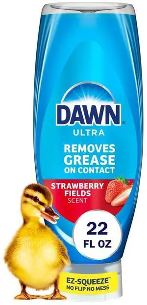 Dawn Ultra EZSqueeze Dish Soap Liquid, Strawberry Fields Scent, GreaseCutting Dishwashing Soap, 22 fl oz Dawn Ultra EZSqueeze Dish Soap Liquid, Strawberry Fields Scent, GreaseCutting Dishwashing Soap, 22 fl oz