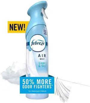 Febreze Air Mist Air Freshener Spray, 8.1oz, Linen & Sky Scent Febreze Air Mist Air Freshener Spray, 8.1oz, Linen & Sky Scent