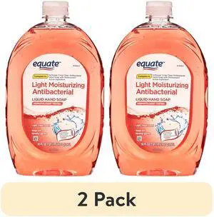 Equate Light Moisturizing Antibacterial Liquid Hand Soap, 50 fl oz (2 Pack), Compare to Softsoap® Crisp Clean Antibacterial Hand Soap with Moisturizers Active Ingredient Equate Light Moisturizing Antibacterial Liquid Hand Soap, 50 fl oz (2 Pack), Compare to Softsoap® Crisp Clean Antibacterial Hand Soap with Moisturizers Active Ingredient