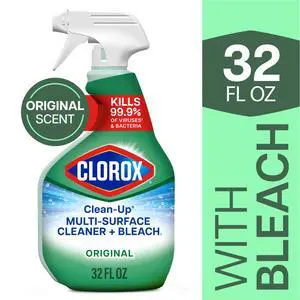 Clorox Clean-Up All Purpose Multi-Surface Cleaner with Bleach, Original, 32 fl oz Clorox Clean-Up All Purpose Multi-Surface Cleaner with Bleach, Original, 32 fl oz